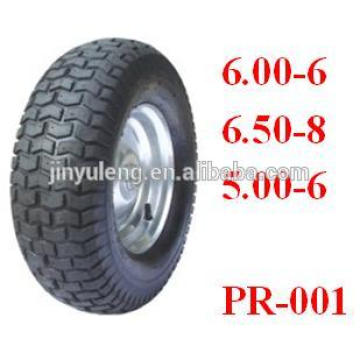 16x650-8 pneumatic rubber wheels for duty wheelbarrow/ construction